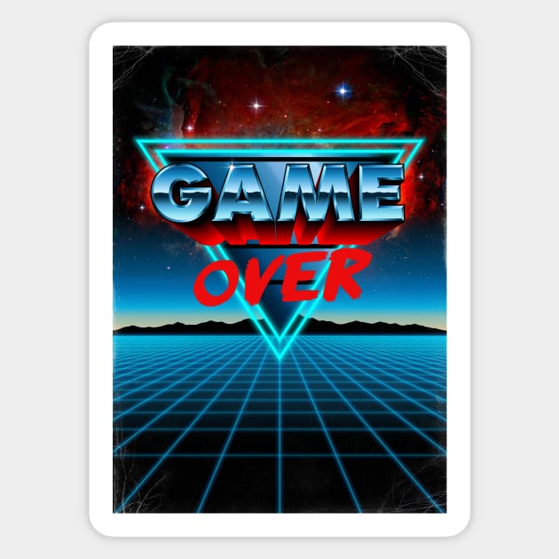 Game Over V2 Sticker by Remus